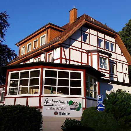 Landgasthaus Zu Den Erdfaellen Bad Pyrmont Exterior foto